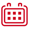 calendario rojo 300 x 300