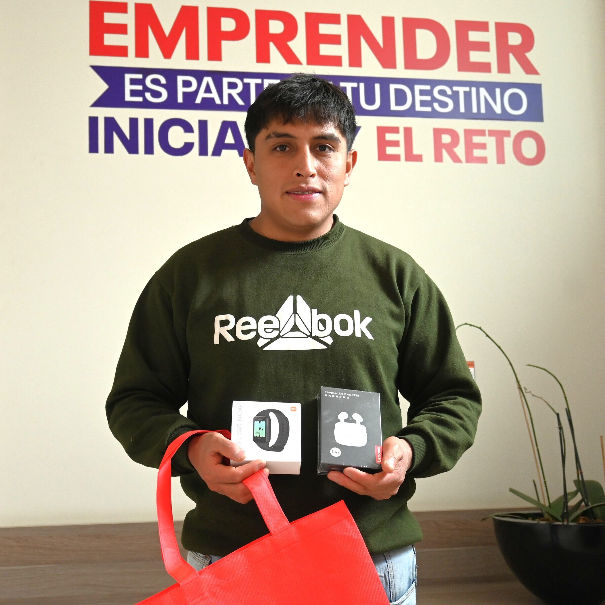 Anthony Huamanñahi, ganador de sorteo "¡Muéstranos qué te motiva!"