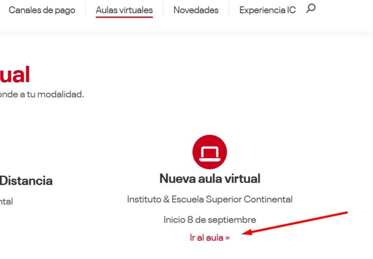 Conoce cómo ingresar a tu aula virtual
